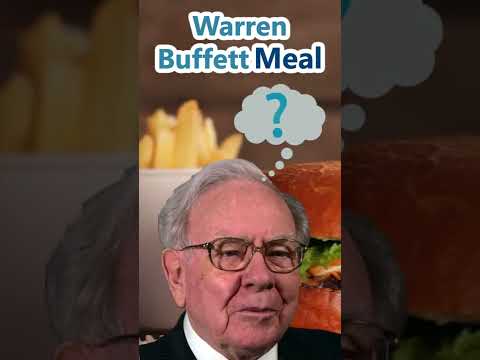 🍽 The Warren Buffett Meal?! #shorts