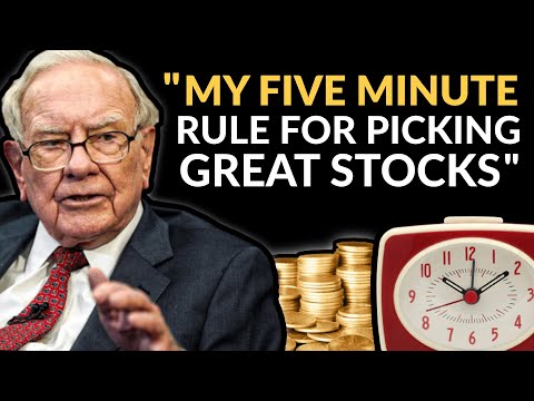 Warren Buffett's Five Minute Stock Picking Rule