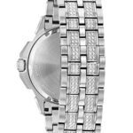Bulova Mens Crystal Octava Chronograph Quartz Watch Pave Crystal Dial 0 0