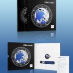 Ciga Design Mechanical Automatic Watch Blue Planet U Series Stainless Steeltitaniumceramics Case Sapphire Crystal Fluororubberceramics Strap Watches Gifts For Men And Women 0 3