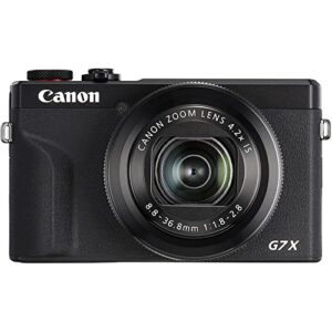 Canon Powershot G7 X Mark Iii Digital Camera Black 3637c001 64gb Memory Card 2 X Nb13l Battery Corel Photo Software Charger Card Reader Led Light More Renewed 0 1