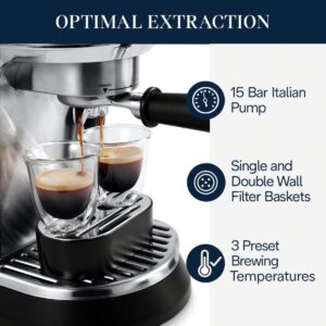 Delonghi Ec950m Dedica Maestro Plus Espresso Machine With Automatic Steam Wand Stainless Steel 0 0