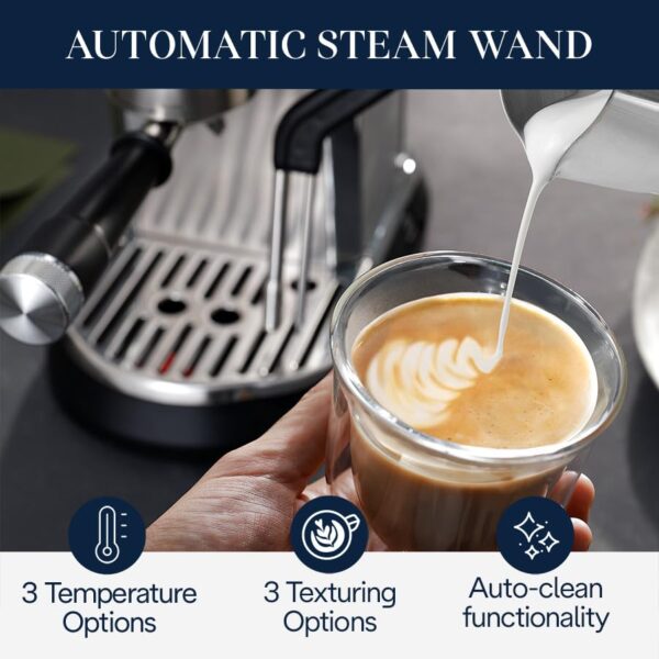 Delonghi Ec950m Dedica Maestro Plus Espresso Machine With Automatic Steam Wand Stainless Steel 0 1