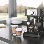 Delonghi Stilosa Manual Espresso Machine Latte Cappuccino Maker 15 Bar Pump Pressure Milk Frother Steam Wand Black Stainless Ec260bk 135 X 807 X 1122 Inches 0 4