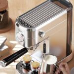 Gevi Espresso Machine 20 Bar Professional Espresso Maker With Milk Frother Steam Wand Compact Espresso Machines For Cappuccino Latte Commercial Espresso Machines Coffee Makers 0 3