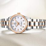 Gosasa Automatic Watch Fashion Womens Analog Watches Stainless Steel Link Waterproof Ladies Luxury Dress Watch 0 2