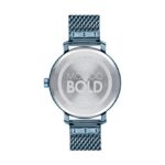 Movado Bold Evolution Womens Swiss Quartz Stainless Steel And Mesh Bracelet Casual Watch Color Blue Model 3600675 Light Blue Ion Plated 0 1