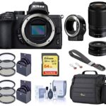 Nikon Z 50 Dx Format Mirrorless Camera With 16 50mm And 50 250mm Vr Lens Essential Bundle With Ftz Mount Adapter Case Filter Kits 64gb Sd Card Wrist Strap Cleaning Kit 0