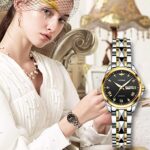 Olevs Swiss Brand Women Watch Automatic Self Winding Mechanical Fashion Bracelet Set Sapphire Crystal Dress Waterproof Ladies Wrist Watch 0 4