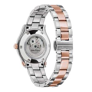 Salvatore Ferragamo Womens Ferragamo 1898 Quartz Watch With Two Tone Stainless Steel Strap 14 Model Sfdj00118 0 2