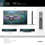 Sony Z9j 85 Inch Tv Bravia Xr Full Array Led 8k Ultra Hd Smart Google Tv With Dolby Vision Hdr And Alexa Compatibility Xr85z9j 2021 Model Renewed 0 4
