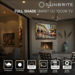 Sunbrite Veranda 3 Series 75 Inch Full Shade Smart Outdoor Tv 4k Ultra Hd Hdr Qled Weatherproof Television 1000 Nit Ultra Bright Screen All Weather Voice Remote 0 0