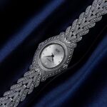 Women Vintage Pave Marcasite Thai 925 Silver Wrist Watches 0 0